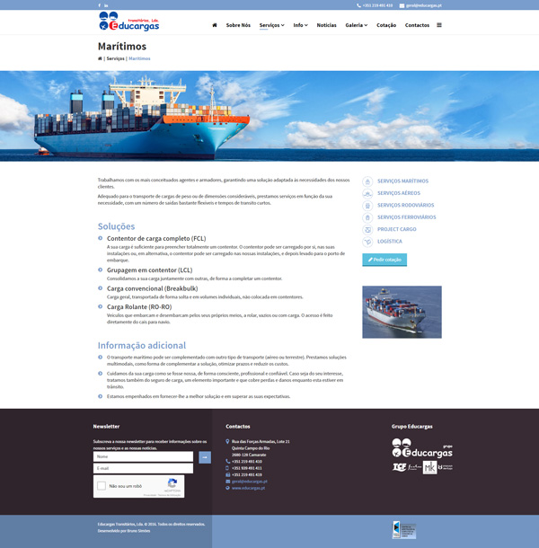 Marítimos - Educargas Transitários, Lda.
